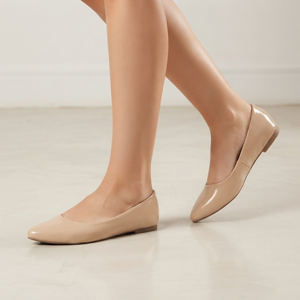 Chatita Menina Flor Vz Beige Claro