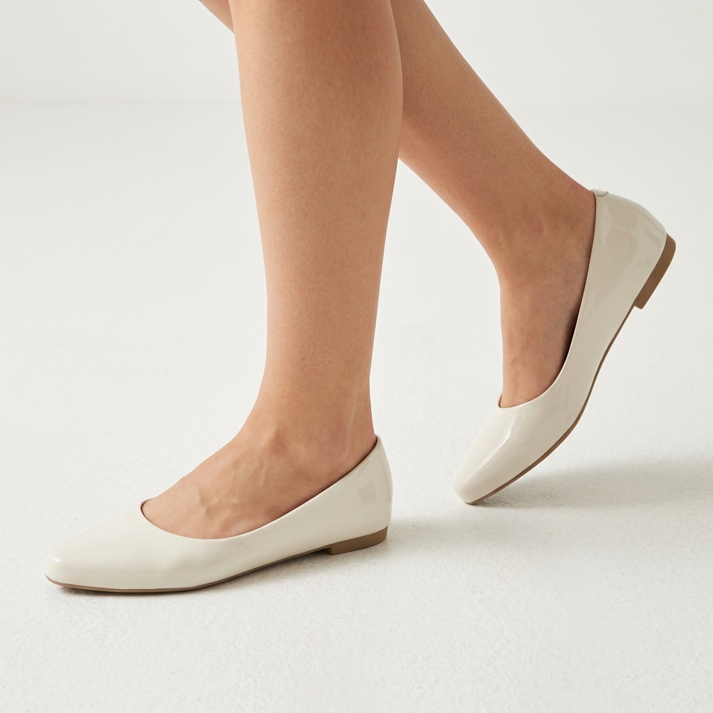 Chatita Menina Flor Vz Blanco Off