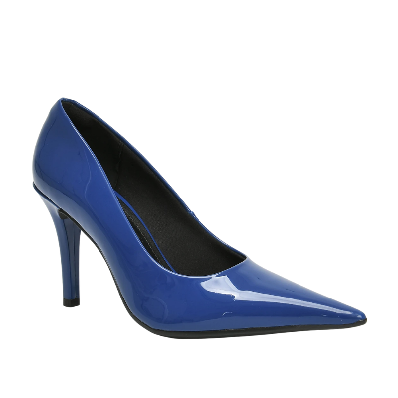 Stiletto Via Marte Verniz Bic Blue